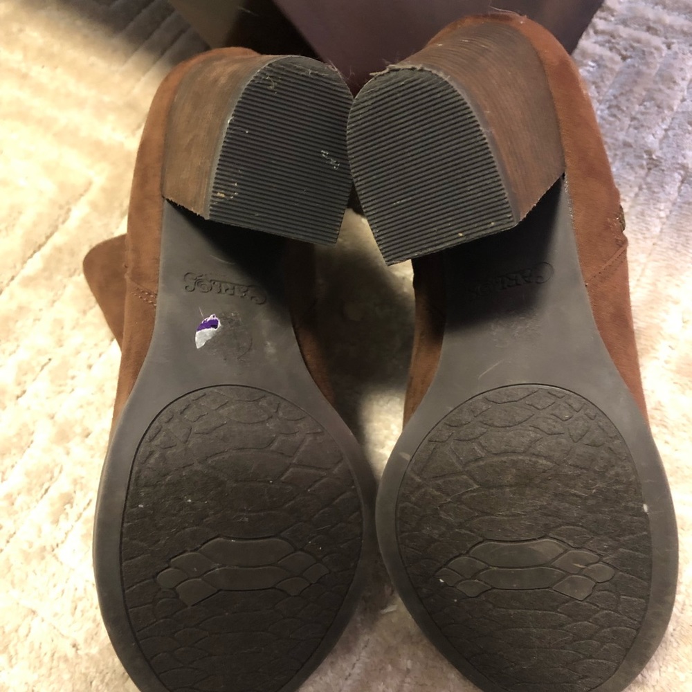 🧡HP🧡 Carlos by Carlos Santana Peep Toe Bootie - Picture 5 of 5
